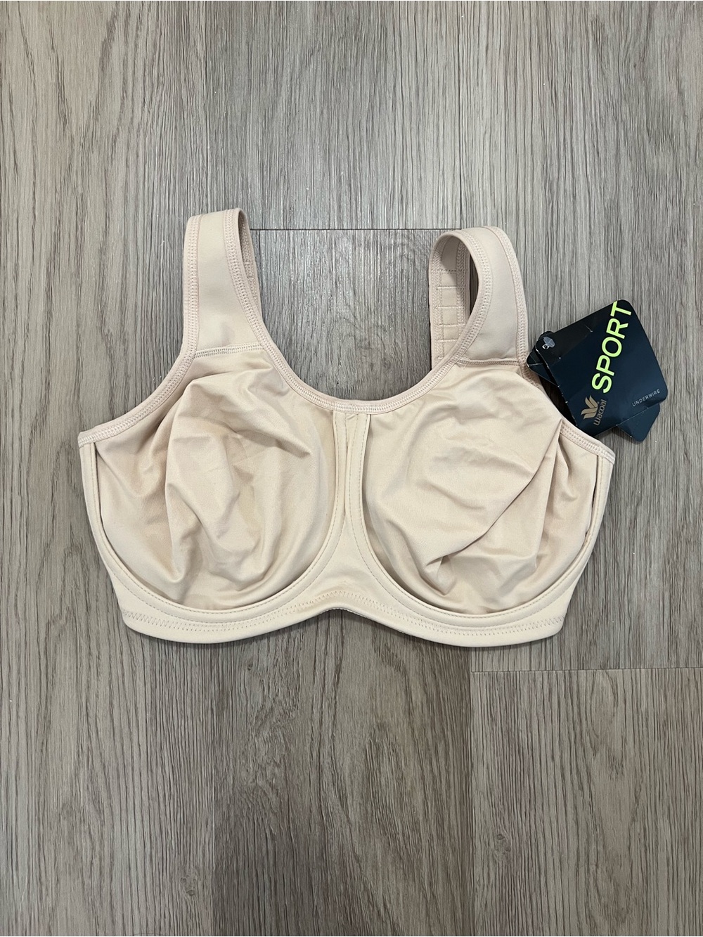 Wacoal Simone Sport Nude Underwire Bra NWT Style 855170 - 32G